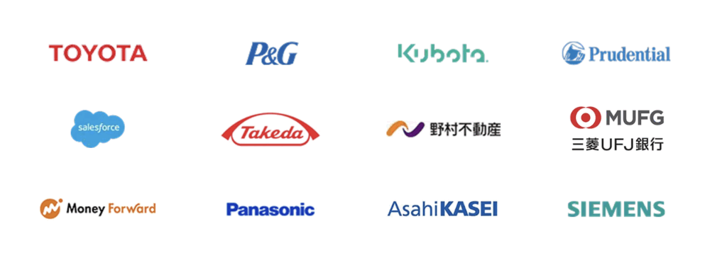 TOYOTA、トヨタ、P&G、クボタ、セールスフォース、UFJ銀行、マネーフォワード、野村不動産